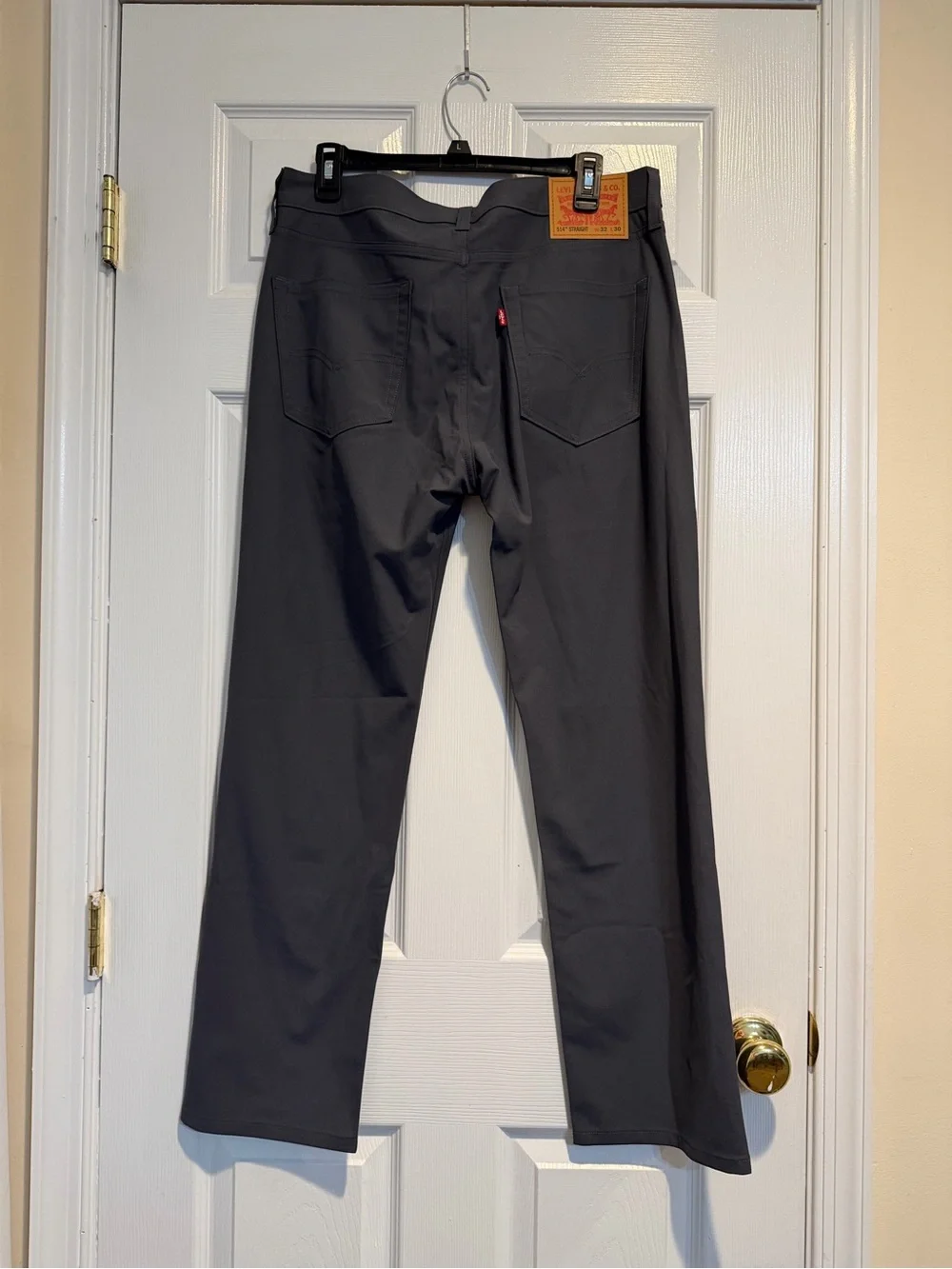 Levi's Men's Straight-Leg Chinos in Charcoal